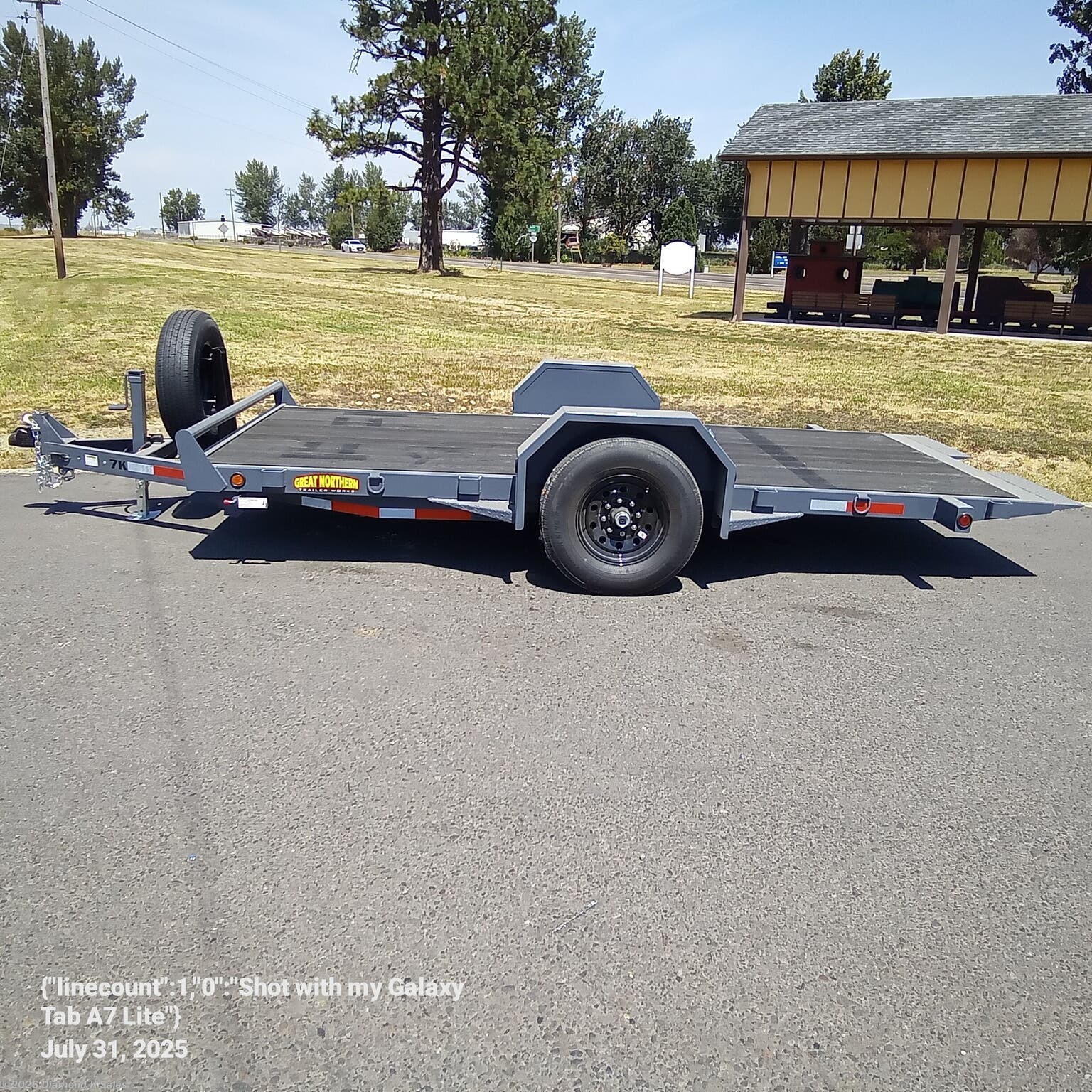 2025 Great Northern Single Axle Total Tilt 7' x 14' 7K