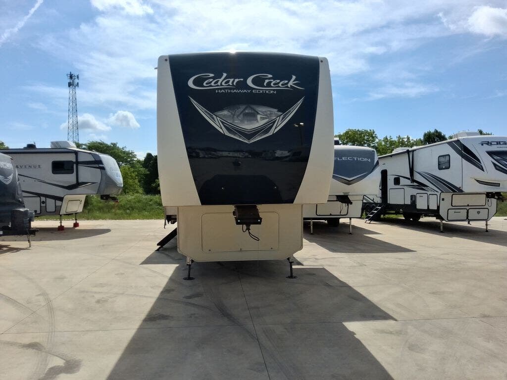 Used 2020 Forest River Cedar Creek Hathaway Edition 38DBRK available in Strafford, Missouri