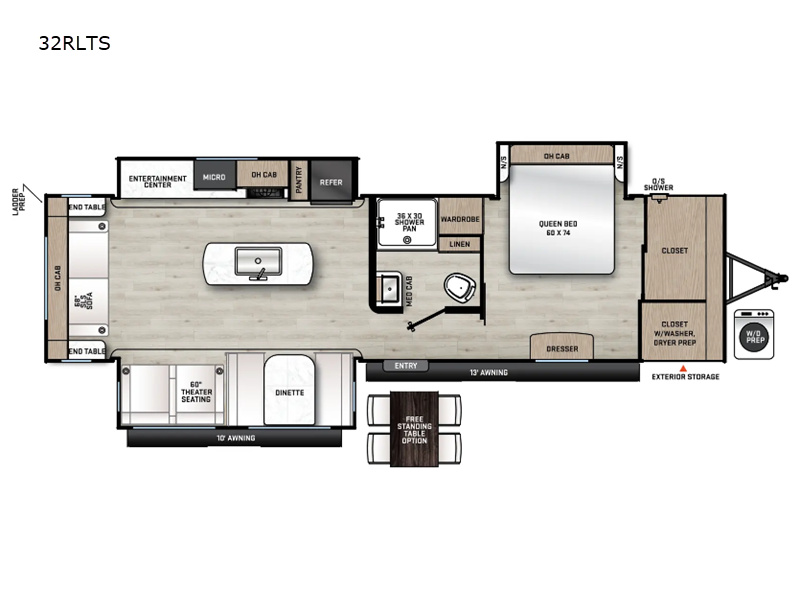 2026 Forest River Aurora 32RLTS - New Travel Trailer For Sale by Blue Compass RV Springfield in Strafford, Missouri features Slideout