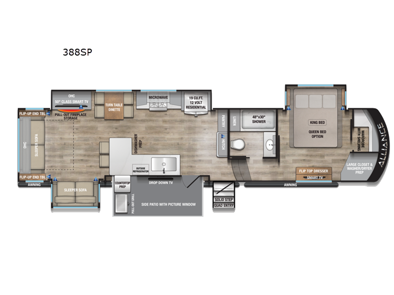 2026 Alliance RV Paradigm 388SP - New Fifth Wheel For Sale by Blue Compass RV Springfield in Strafford, Missouri features Slideout