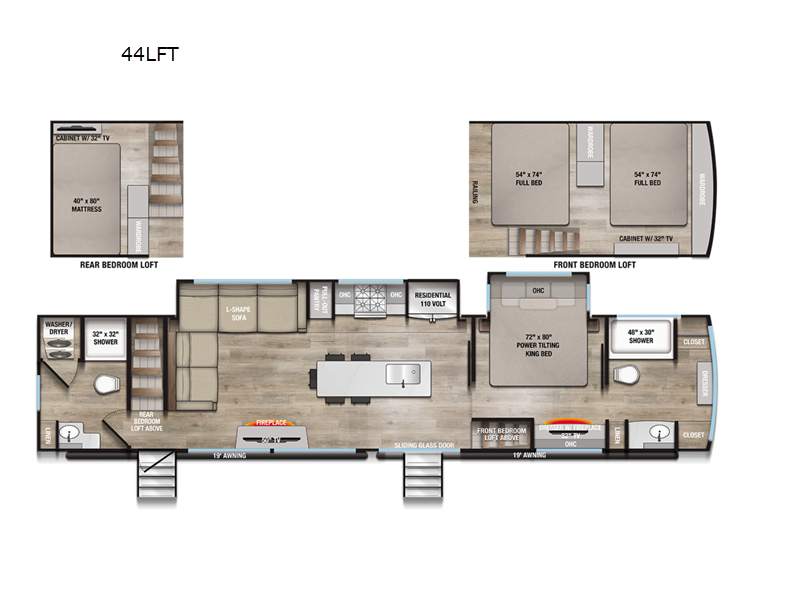 2026 Alliance RV Benchmark 44LFT - New Destination Trailer For Sale by Blue Compass RV Springfield in Strafford, Missouri features Slideout