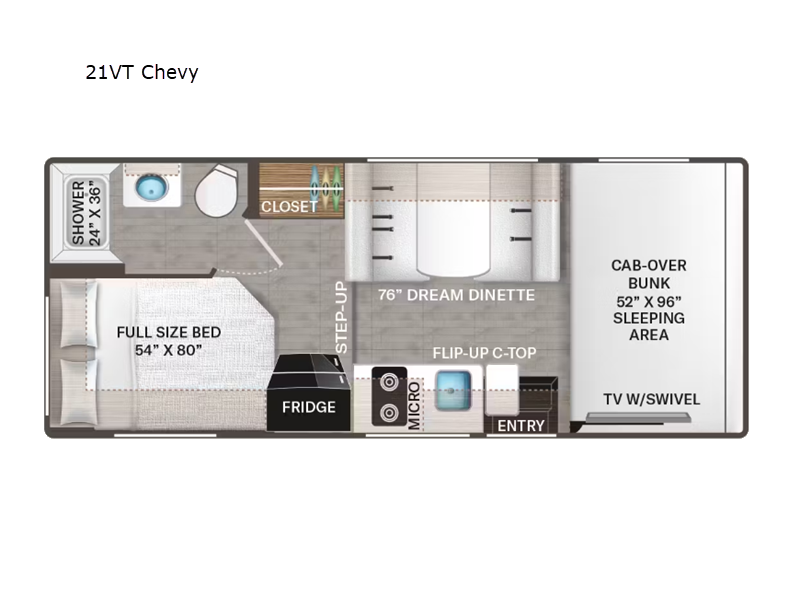 2027 Thor Motor Coach Geneva 21VT Chevy - New Class C For Sale by Blue Compass RV Springfield in Strafford, Missouri