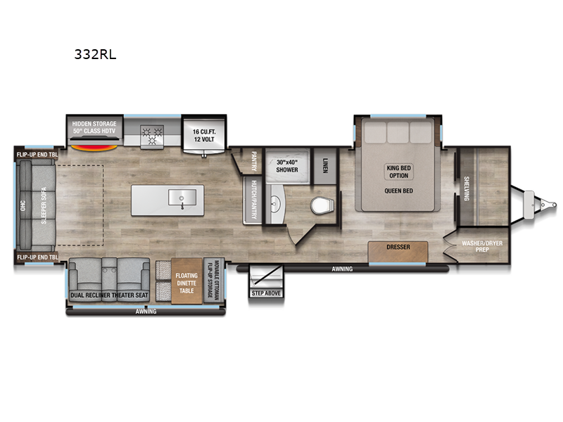 2026 Alliance RV Avenue 332RL - New Travel Trailer For Sale by Blue Compass RV Springfield in Strafford, Missouri features Slideout