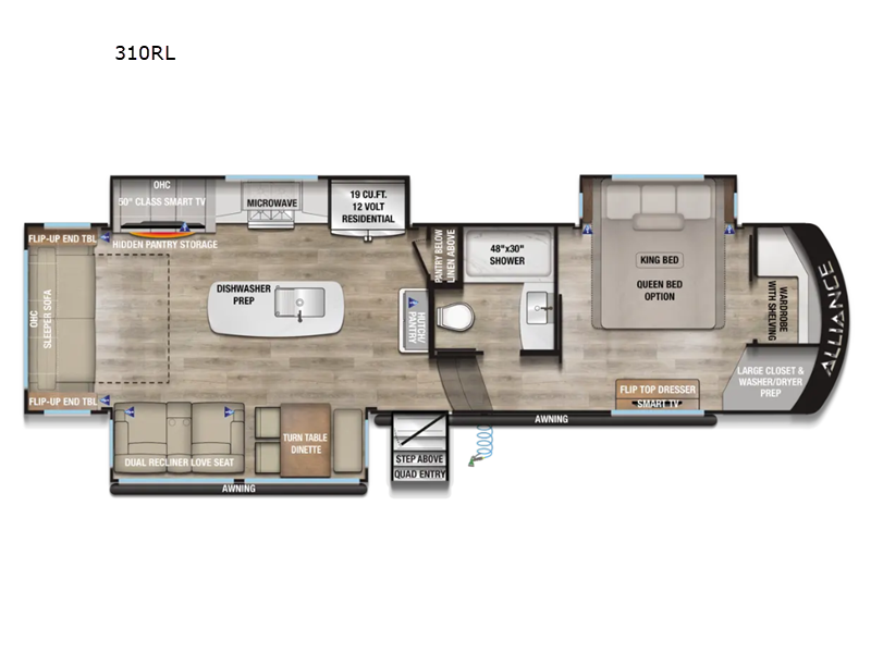 2026 Alliance RV Paradigm 310RL - New Fifth Wheel For Sale by Blue Compass RV Springfield in Strafford, Missouri features Slideout