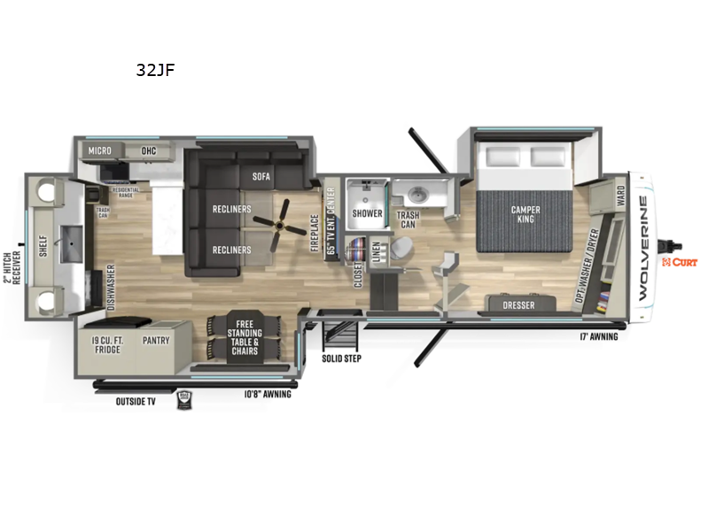 2027 Forest River Wolverine 32JF - New Fifth Wheel For Sale by Blue Compass RV Springfield in Strafford, Missouri features Slideout