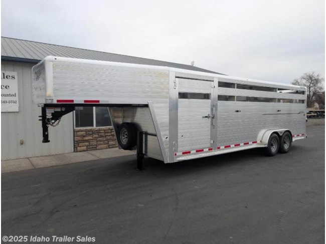 2025 Hillsboro Endura 7x24' Gooseneck Aluminum Stock Trailer