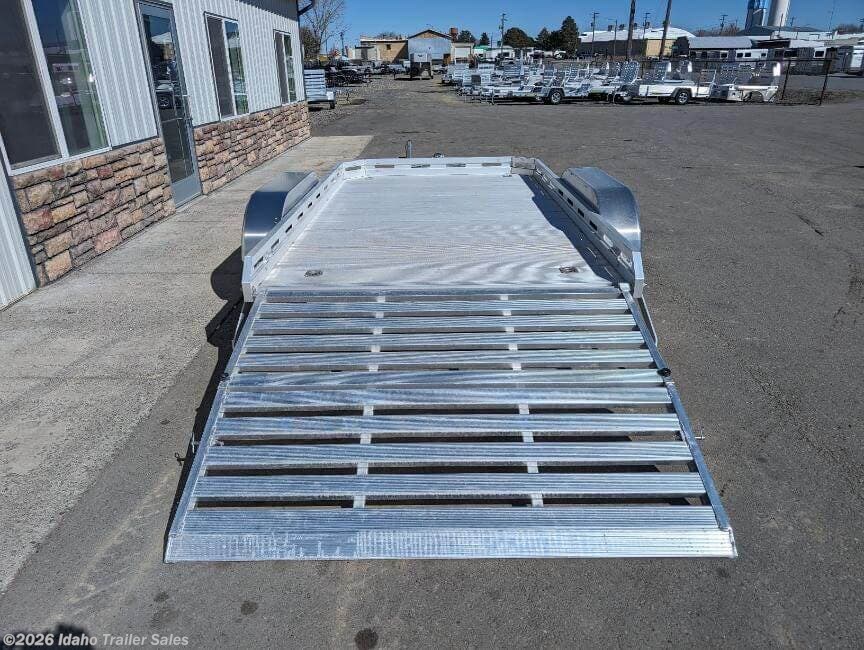 2027 Aluma 7812BT 12' Aluminum Trailer with Bi-fold Ramp 7K