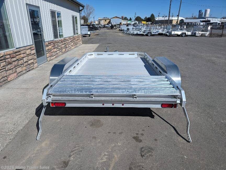 2027 Aluma 7812BT 12' Aluminum Trailer with Bi-fold Ramp 7K