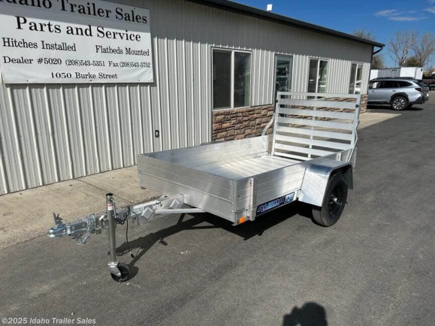 New 2026 Aluma 54&quot;x8&apos; Aluminum Utility Trailer with 12&quot; sides available in Buhl, Idaho