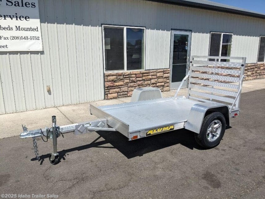 New 2025 Aluma 548 54&quot;x8&apos; Aluminum Utility Trailer available in Buhl, Idaho