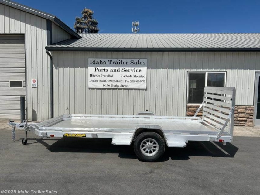 New 2026 Aluma 7814ST 77&quot;x14&apos; 2&quot; Aluminum Utility Trailer available in Buhl, Idaho