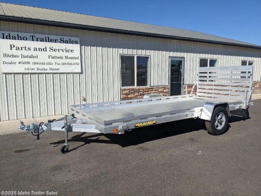 New 2026 Aluma 7815S 77.5&quot; x 15&apos; Aluminum Utility Trailer available in Buhl, Idaho