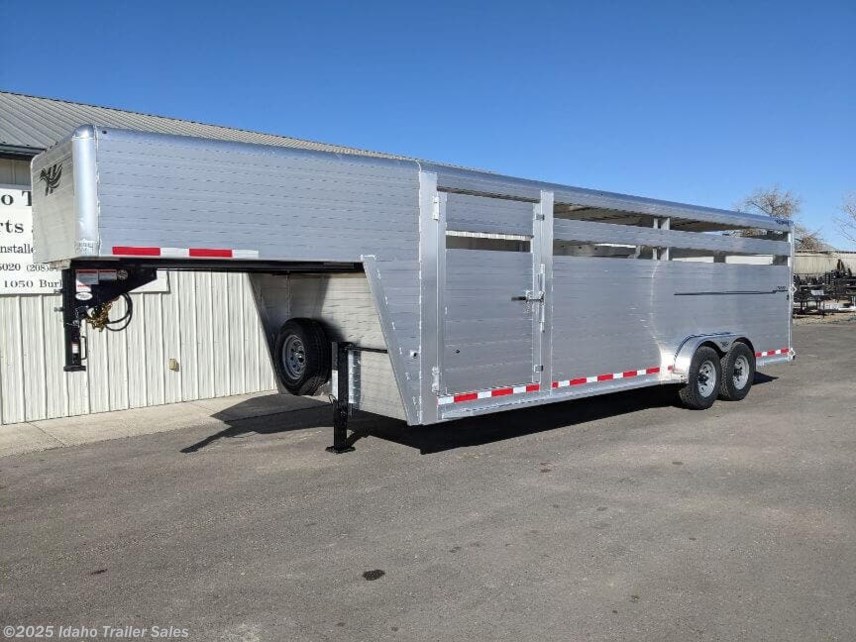 New 2025 Hillsboro Endura 7x24&apos; Stock Trailer with Adjustable Position Gate available in Buhl, Idaho