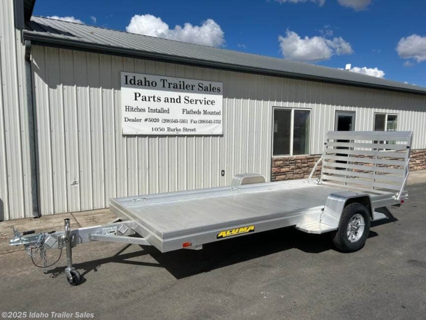 New 2026 Aluma 6814H 69&quot; x 14&apos; 1.5&quot; Aluminum Utility Trailer available in Buhl, Idaho