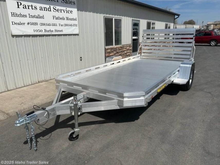 New 2026 Aluma 7814ST 77&quot;x14&apos; 2&quot; Aluminum Utility Trailer available in Buhl, Idaho