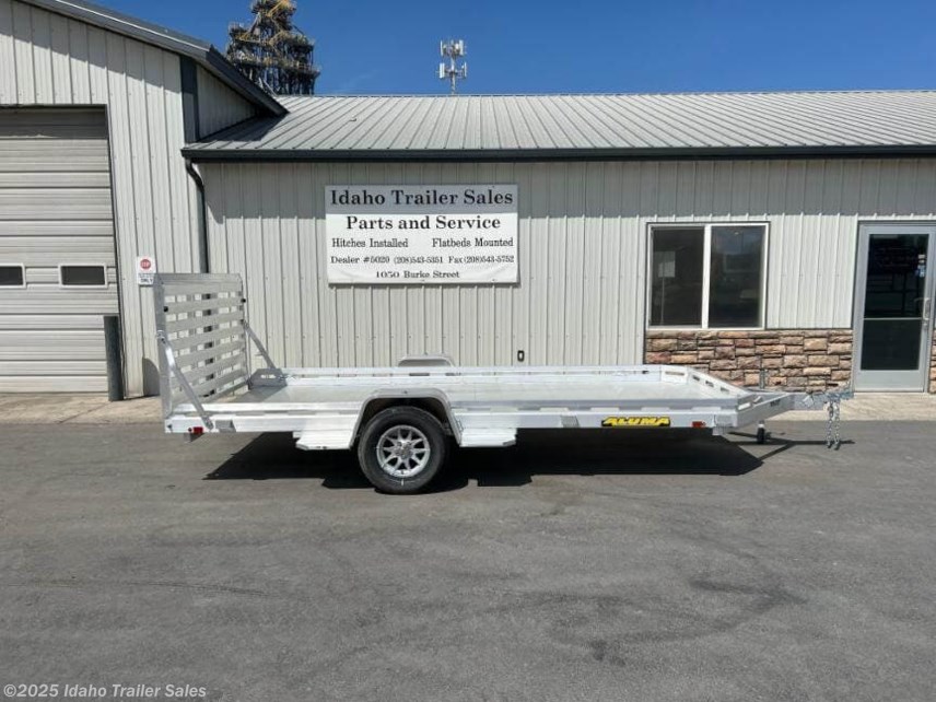 New 2026 Aluma 7814ST 77&quot;x14&apos; 2&quot; Aluminum Utility Trailer available in Buhl, Idaho