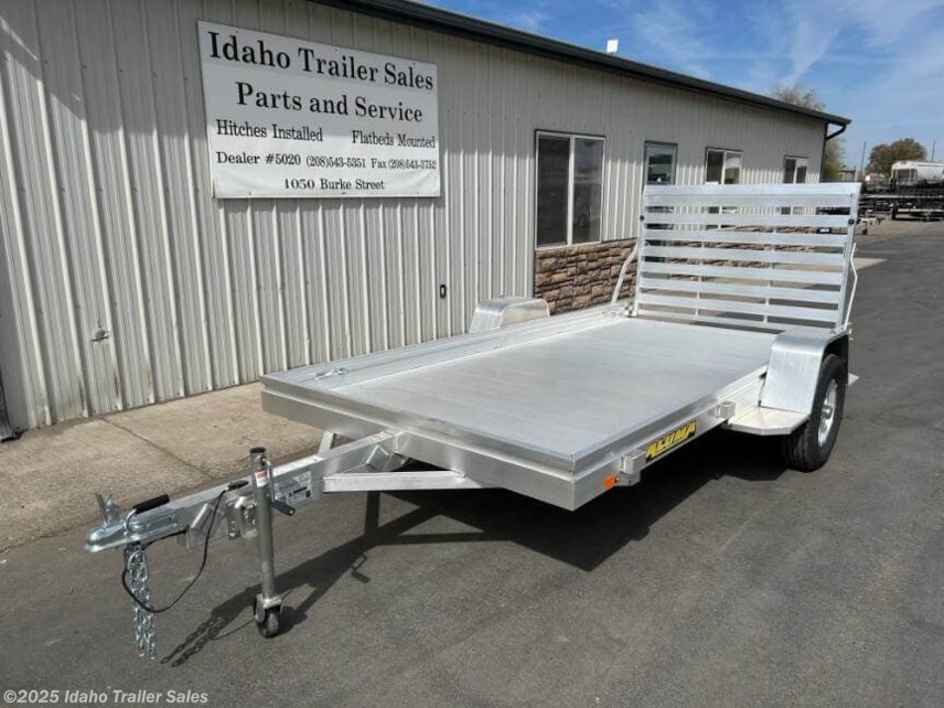 New 2026 Aluma 6812H 69&quot; x 12&apos; 3&quot; Aluminum Utility Trailer available in Buhl, Idaho