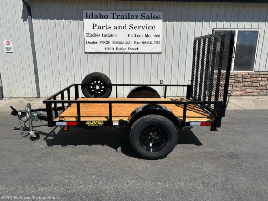 New 2025 Big Bubba's Trailers 5x8&apos; 4&quot; Single Axle Utility Trailer - Package 4 available in Buhl, Idaho