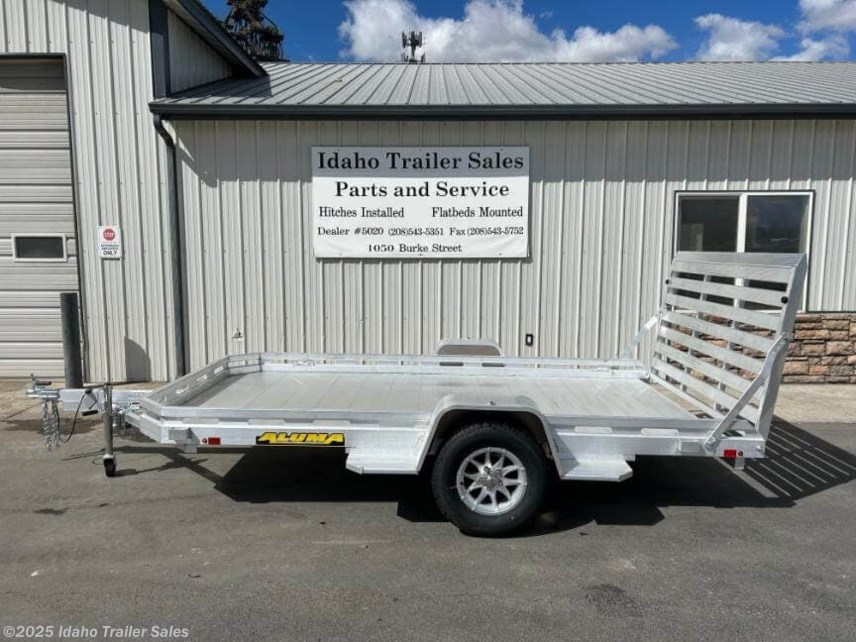 New 2026 Aluma 7712H 77&quot;x11&apos; 10&quot; Aluminum Utility Trailer available in Buhl, Idaho