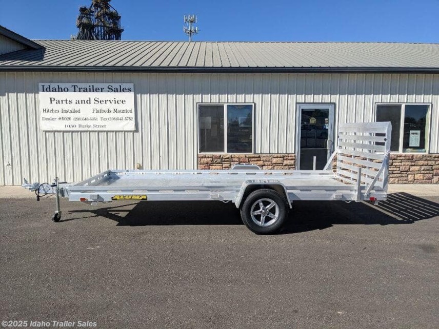 New 2026 Aluma 7815S 77.5&quot; x 15&apos; Aluminum Utility Trailer available in Buhl, Idaho