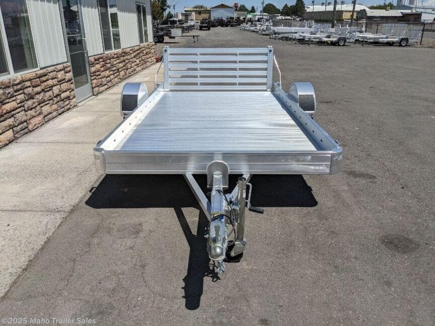 New 2024 Hillsboro Aluminum Utility Trailer 78 x 12&apos; Utility Trailer with Bi-Fold Ramp available in Buhl, Idaho