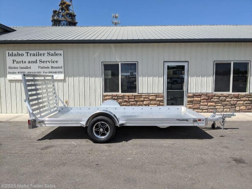 New 2025 Hillsboro Aluminum Utility Trailer 78x14&apos; with Single Tailgate available in Buhl, Idaho