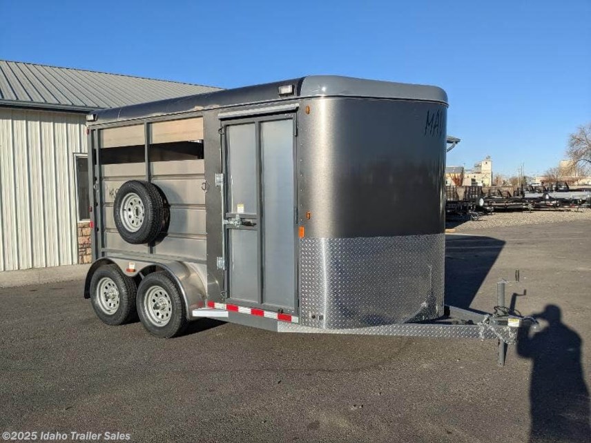 New 2025 Maverick Trailers Maverick 2 Horse 13' Trailer with Tack Room Wall that Swings Open available in Buhl, Idaho
