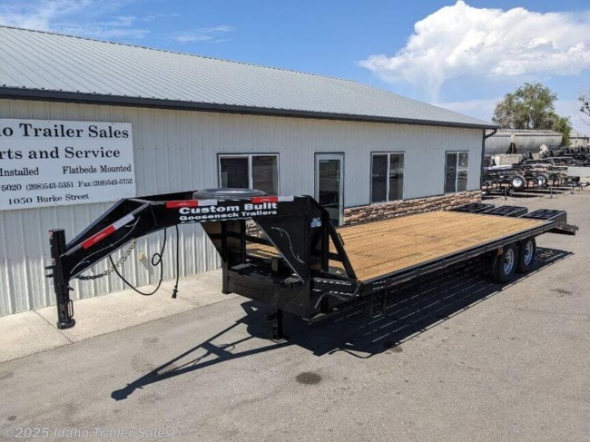 2025 Custom Built Gooseneck Trailers 101"x25' Gooseneck Trailer 14K 3 Ramps