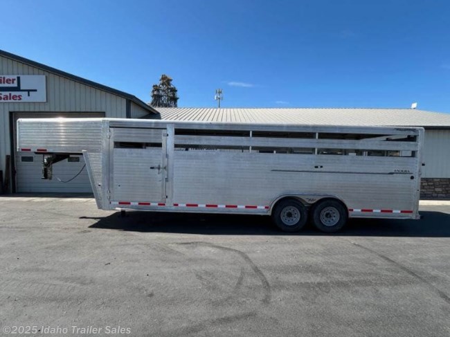 2024 Hillsboro Endura 7.5x24x6.8 Aluminum Gooseneck Livetock Trailer
