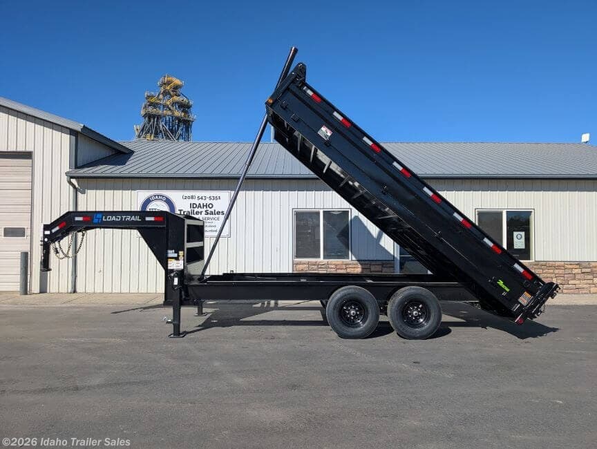 viral load 貴重TXDM 2026 Load Trail GZ 96x16x18 Telescopic GN Dump Fold Sides 14K 7 Ga.