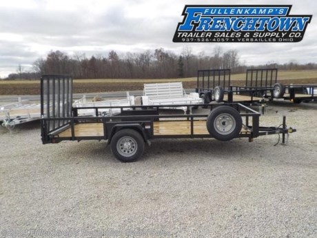 2022 QUALITY STEEL &amp; ALUMINUM TRAILER MFG. MODEL 7414 AN SA UTILITY TRAILER, 94&quot; OVERALL WIDE, 74&#39;&#39; BETWEEN THE FENDERS X 14&#39; LONG DECK W/ 14&#39;&#39; TUBE SIDE RAIL, W/ 4&#39; REAR SPRING ASSIST REAR RAMP GATE, ANGLE IRON MAIN FRAME &amp; CROSSMEMBERS, SINGLE JEEP STYLE DIAMOND PLATE FENDERS, TOP WIND JACK W/ SAND PAD, 2 5/16&#39;&#39; BALL COUPLER W/ SAFETY CHAINS &amp; 3&#39;&#39; CHANNEL TONGUE, TREATED FLOORING, ST-205/75R X 15&#39;&#39; LOAD RANGE &quot;C&quot; RADIAL TIRES W/ SPARE TIRE MOUNT AND MATCHING SPARE, 5-4.5 SILVER SPOKE WHEELS, (1) 3500# SPRING AXLE - NO BRAKES - E-Z LUBE HUBS,, FLAT 4 PLUG, RUBBER MOUNTED LED LIGHTS W/ SEALED HARNESS, BLACK IN COLOR, 2990# GVWR, 990# SHIPPING WEIGHT, SN: 5LEB1UE19N1221360