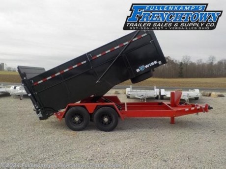 2022 B-WISE TRAILER MFG. MODEL DU14-15 ULTIMATE HYDRAULIC DUMP TRAILER, 102&#39;&#39; OVERALL WIDE, 82&#39;&#39; WIDE INSIDE THE BED, X 14&#39; LONG ON THE FLOOR, ONE-PIECE SMOOTH STEEL 10 GAUGE FLOOR, W/ 3&#39;&#39; CHANNEL CROSSMEMBERS, 48&#39;&#39; SOLID SIDES W/ 20&#39;&#39; FOLD DOWN EXTENSIONS ON TOP, TARP RAIL W/ SPRING LOADED TAR KIT, STAKE POCKETS, HYDRAULIC DOUBLE ACTING REAR GATE, 47 DEGREE DUMP ANGLE, 6 - &quot;D&quot; RINGS INSIDE THE BED, DROP DOWN REAR STABILIZER LEGS @ THE REAR OF THE TRAILER, SELF CONTAINED HYDRAULIC SYSTEM, POWER UP &amp; DOWN, REMOTE CORD W/ WIRELESS REMOTE, GROUP 27 DEEP CYCLE BATTERY, W/ CHARGE WIRE FROM THE TOW VEHICLE &amp; 110 VOLT TRICKLE CHARGER, TANDEM STEEL DIAMOND PLATE FENDERS, SINGLE HYDRAULIC JACK, ADJUSTABLE 2 5/16&quot; COUPLER W/ SAFETY CHAINS, ST-235/80R X 16&#39;&#39; LOAD RANGE &quot;G&quot; RADIAL TIRES, 8 - BOLT ALUMINUM WHEELS, W/ SPARE TO MATCH, DEXTER 7000# SLIPPER SPRING AXLES, DOT LEGAL, RV PLUG, LOCKABLE TOOL, PUMP, &amp; BATTERY BOX, RUBBER MOUNTED LED LIGHTS W/ SEALED HARNESS, BLACK/ RED FRAME IN COLOR, 15400# GVWR, 5420# SHIPPING WEIGHT, SN: 58CB1DC26NC007238 MAKE OFFER MUST GO