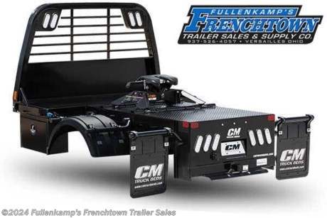 NEW CM TRUCK BEDS, MODEL STEEL HOTSHOT TRUCK BODY, 8&#39;6&quot; L X 84&quot; W X 58&quot; CTA X 42&quot; FRAME RAILS, WELDED SUPER DUTY 1-PC TUBE HEADACHE RACK W/ (4) LED 6&quot; OVAL LIGHTS, 4&quot; STRUCTURAL CHANNEL STEEL FRAME, 3&quot; X 3/16&quot; CHANNEL CROSSMEMBERS, 1/8&quot; STEEL TREADPLATE DECK, SOLID 1-PC REAR SKIRT W/ (6) LED LIGHTS, SIDERAIL W/ STAKE POCKETS ON FUEL DECK, ANGLED FUEL FILL, (2) FRONT UNDERBODY TOOLBOXES INTEGRATED W/ BED, T-HANDLE COMPRESSION LATCHES, MOLDED PLASTIC FENDERS W/ HANGER BARS, 30,000# RATED CURT RAIL SYSTEM COMPATIBLE W/ GN OR 5TH WHEEL HITCHES ( NOT INCLUDED ), B &amp; W 18,500# RECEIVER HITCH , DOT LEGAL, LED LIGHTING PACKAGE, SEALED WIRING HARNESS, 7-WAY &amp; 4-FLAT COMBO PLUG ON REAR SKIRT, BLACK IN COLOR, 825# SHIPPING WEIGHT, SN: M500318353