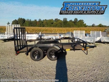 &lt;p&gt;2023 BIG TEX TRAILER MFG. MODEL 60PI-12 TANDEM AXLE UTILITY TRAILER, 96&quot; OVERALL WIDE, 77&quot; BETWEEN THE FENDERS X 12&#39; LONG ON THE FLOOR W/ 4&#39; TALL FULL WIDTH SPRING ASSISTED REAR RAMP GATE, 3&quot; X 2&quot; X 3/16&quot; ANGLE MAINFRAME WITH 4&quot; CHANNEL TONGUE, 3&quot; X 2&quot; X 3/16&quot; ANGLE CROSSMEMBERS ON 16&quot; CENTERS, 2&quot; X 2&quot; X 1/2&quot; ANGLE UPRIGHTS W/ 2-5/8&quot; TUBE TOP RAIL SYSTEM, 9&quot; X 72&quot; ROLL FORMED TANDEM STEEL FENDERS W/ BACKS, (1) 2000# TOP WIND SET BACK JACK W/ SAND PAD, 2&quot; A-FRAMED BALL COUPLER W/ SAFETY CHAINS, 2&quot; TREATED WOOD DECKING, ST205/ 75R 15&quot; L.R. C RADIAL TIRES ON 5 ON 5 B.P. BLACK MOD WHEELS, (2) 3500# DEXTER SPRING AXLES W/ EQUALIZER, E-Z LUBE HUBS, BRAKES ON BOTH AXLES W/ COMPLETE BREAK-A-WAY SYSTEM AND BATTERY, DOT LEGAL, 7-WAY RV PLUG, LED RUBBER MOUNTED LIGHTS W/ SEALED WIRING HARNESS, BLACK IN COLOR, 6000# GVWR, APROX 1307# SHIPPING WEIGHT, SN: 16V1U1521P3257044&lt;/p&gt;