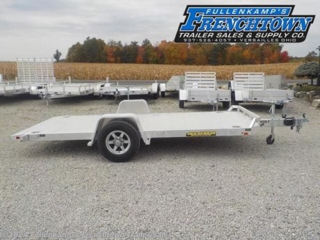 2023 ALUMA TRAILER MFG. MODEL 8214H-TITL-S UTILITY TRAILER, 101-1/2&#39;&#39; OVERALL WIDE, 82&#39;&#39; BETWEEN THE FENDERS X 173&#39;&#39; LONG TILTING DECK W/FRONT BUMP RAIL, 6 - STAKE POCKETS, &amp; 4 - RECESSED STAINLESS STEEL TIE RINGS, REMOVABLE SINGLE JEEP STYLE SINGLE FENDERS, SWING UP 1500# JACK W/ CASTER WHEEL, 2&#39;&#39; BALL COUPLER W/ SAFETY CHAINS, ALUMINUM PLANK FLOORING, ST-225/75R X 15&#39;&#39; LOAD RANGE &quot;D&quot; RADIAL TIRES, 6 - BOLT ALUMINUM WHEELS, 5200# TORSION AXLE, DOT LEGAL, RV PLUG, LED LIGHTS, ALUMINUM IN COLOR, 5200# GVWR, 1050# SHIPPING WEIGHT, SN: 1YGHD1411PB262352