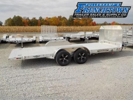 2023 ALUMA TRAILER MFG. MODEL 8216 ANV-TILT-TA-EL UTILITY / AUTO TRAILER, 101-1/2&quot; OVERALL WIDE, 81&quot; BETWEEN THE FENDERS X 16&#39;3&quot; LONG TILT DECK PLUS A 20&quot; STATIONARY DECK, CONTROL VALVE TO ADJUST RATE OF DESCENT, BED LOCKS IN UP OR DOWN POSITION, FRONT RETAINING RAIL, (8) LED BED LIGHTS, STORAGE BOX W/ LIGHT, AIR DAM, (8) STAKE POCKETS, (4) PER SIDE, 44-1/2&quot; LONG A FRAMED TONGUE, REMOVABLE ALUMINUM TEARDROP FENDERS, 2500# CAPACITY PADDED TONGUE JACK, 2-5/16&quot; BALL COUPLER W/ SAFETY CHAINS, EXTRUDED ALUMINUM PLANK FLOORING, ST205/ 75R 14&quot; L.R. C RADIAL TIRES ON 5-4.5 ALUMINUM BLACK TIGER WHEELS, (2) 3500# RUBBER TORSION AXLES W/ BRAKES ON BOTH AND COMPLETE BREAK-A-WAY SYSTEM AND BATTERY, DOT LEGAL, 7-WAY RV PLUG, LED LIGHTING PACKAGE, ALUMINUM IN COLOR, 7000# GVWR, 1425# SHIPPING WEIGHT, SN: 1YGHD1621PB262096