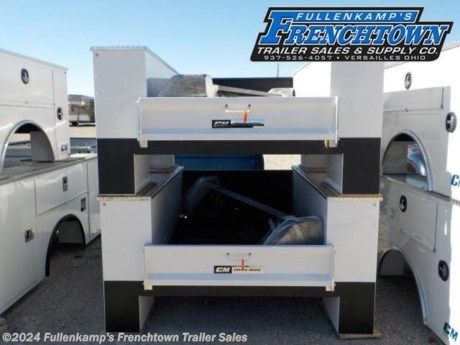 NEW CM TRUCK BEDS, MODEL CMG 76&quot; X 78&quot; X 38&quot; VV - SS GALVANEAL SERVICE BODY, (SERVBODY), 76&quot; LONG BED X 78&quot; WIDE, 38&quot; CAB TO AXLE, FITS SHORT BED SINGLE WHEEL TRUCKS THAT HAD A 6&#39; BED, 11GA. GALVANEAL DECK, 16GA GALVANEAL BODY (A60), REMOVABLE FENDER PANEL, STAINLESS STEEL ROD &amp; SOCKET DOOR HINGES W/ GAS CYLINDER STYLE DOOR HOLDERS, RECESSED REAR BUMPER W/ / VISE SOCKET IN BUMPER, 1/8&quot; TREADBRITE ALUM. COMPARTMENT TOPS, AUTOMOTIVE S.S. ROTARY LATCHES, CONDUIT IN UNDER STRUCTURE, BOLTED BODY FOR SECURE ATTACHMENT, AUTOMOTIVE D-BULB WEATHER STRIPPING, MULTI-PANEL DOOR W/ INTERNAL REINFORCEMENTS, POWDER COATED INTERIOR TOOL BOXES, HEAVY DUTY REAR TAILGATE WITH LATCH, VERTICAL BOXES IN FRONT AND BACK OF WHEEL EACH SIDE ( V-V ), SOLID ALUMINUM TREADBRITE FULL LENGTH ON BOTH SIDES ( S-S ), DOT LEGAL, OVAL LED LIGHTS ON REAR BUMPER, WHITE IN COLOR, 1050# SHIPPING WEIGHT, SN: DB58921