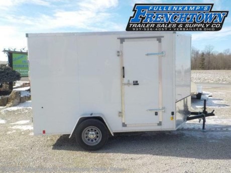 2023 INTERSTATE MFG. MODEL IFC 710 SAFS ENCLOSED CARGO TRAILER, 102&#39;&#39; OVERALL WIDE, 6&#39;8&#39;&#39; WIDE INSIDE, X 10&#39; LONG ON THE FLOOR PLUS THE WEDGE NOSE, X 6&#39; 6&#39;&#39; TALL INSIDE, 32&#39;&#39; CURB SIDE DOOR W/ CAM BAR, REAR RAMP DOOR W/ SPRING ASSIST, 2&#39;&#39; X 3&#39;&#39; X 11 GAUGE MAIN FRAME, CROSSMEMBERS, UPWRIGHTS &amp; ROOF BOWS ALL ON 16&#39;&#39; CENTERS, 10&#39;&#39; ALUMINUM JEEP STYLE SINGLE FENDERS, 1 - PIECE ALUMINUM ROOF, .030 OUTSIDE SKIN W/ BARRIER TAPE BETWEEN THE STEEL UPWRIGHT POST &amp; THE ALUMINUM SKIN, W/ POWDER COATED SCREWS TO MATCH THE OUTSIDE COLOR, 24&#39;&#39; ALUMINUM TREAD PLATE STONE GUARD, 2&#39;&#39; BALL COUPLER W/ SAFTY CHAINS, 3/8&#39;&#39; PLYWOOD INSIDE WALLS, 3/4&#39;&#39; DRYMAX WATER RESISTANT PLYWOOD FLOORING, ST-205/75R X 15&#39;&#39; LOAD RANGE &quot;C&quot; RADIAL TIRES, 545 MOD WHEELS W/ CHROME CENTER CAPS, 3500# TORSION AXLE, DOT LEGAL, FLAT 4 PLUG, 1 - 12 VOLT INTERIOR LIGHT, ALL LED EXTERIOR LIGHTS, WHITE IN COLOR, 2990# GVWR, 1460# SHIPPING WEIGHT. SN: 1UK500D15P1107571