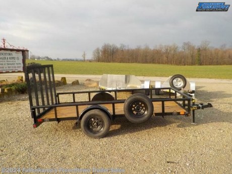 2024 BIG TEX TRAILER MFG. MODEL 35SA-12BK 4RG UTILITY TRAILER, 97&#39;&#39; OVERALL WIDE, 77&#39;&#39; BETWEEN THE FENDERS, X 12&#39; LONG, W/ 13&#39;&#39; SIDES W/ 2&#39;&#39; TUBE TOP RAIL, W/ 4&#39; REAR RAMP GATE &amp; 4 TIE LOOPS, 2K TOP WIND JACK W/ SAND PAD, 2&#39;&#39; BALL COUPLER W/ SAFETY CHAINS &amp; 3&#39;&#39; CHANNEL TONGUE, SINGLE 9&#39;&#39; X 32&#39;&#39; STEEL FENDERS, TREATED FLOORING, ST205/75R X 15&#39;&#39; LOAD RANGE &quot;C&quot; TIRES, 5 BOLT WHEELS W/ SPARE, (1) 3500# SPRING AXLE - NO BRAKES, E-Z LUBE HUB, 3&#39;&#39; X 2&#39;&#39; X 3/16&#39;&#39; ANGLE IRON MAIN FRAME, 3&#39;&#39; X 2&#39;&#39; X 3/16&#39;&#39; CROSSMEMBERS, DOT LEGAL, FLAT 4 PLUG, BLACK IN COLOR, 2995# GVWR, 1120# SHIPPING WEIGHT, SN: 16V1U1517R3319461
