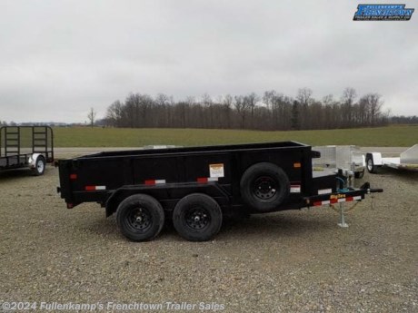 2024 BIG TEX TRAILER MFG. MODEL 90SR-12BK-6SIR DUMP TRAILER, 92&quot; OVERALL WIDE, 72&quot; BETWEEN THE 20&quot; 12 GAUGE SIDES W/ STAKE POCKETS, X 12&#39; LONG ON THE 12 GAUGE SMOOTH STEEL FLOOR, W/ 4 &quot;D&quot; RINGS, BARN DOOR REAR GATE ONLY , 6&#39;&#39; X 2&#39;&#39; TUBE MAIN FRAME, 6&quot; CHANNEL CROSSMEMBERS ON THE TRAILER FRAME, &amp; 3&#39;&#39; CHANNEL CROSSMEMBERS ON THE DUMP BED, 9&#39;&#39; X 72&#39;&#39; FORMED STEEL DIAMOND PLATE FENDERS, SELF CONTAINED HYDRAULIC SYSTEM, POWER UP &amp; DOWN, W/ SINGLE CYLINDER LIFT, 7K DROPLEG JACK W/ SAND PAD, ADJUSTABLE 2 - 5/16&#39;&#39; BALL COUPLER W/ SAFETY CHAINS, ST-225/75R X 15&quot; LOAD RANGE D RADIAL TIRES, 6 - BOLT BLACK SPOKE WHEELS, W/ SPARE TO MATCH, 5200# SPRING AXLES W/ ELECTRIC BRAKES ON BOTH AXLES, DOT LEGAL, 7-WAY RV PLUG, RUBBER MOUNTED LED LIGHTS, 6&#39; SLIDE IN THE REAR RAMPS, LOCKABLE TOOL / PUMP BOX, BLACK IN COLOR, 9990# GVWR, 2990# SHIPPING WEIGHT, 3.6 CUBIC YARDS, SN: 16V1D1620R7306826