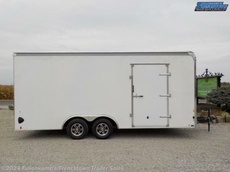 2024 INTERSTATE TRAILERS REV820 TA3 XLT MODEL, 102&quot; WIDE X 20 FT LONG W/ BEAVERTAIL X 7 FT 6 IN TALL, 24&quot; ATP STONE GUARD, HEAVY DUTY REINFORCED SPRING ASSISTED REAR RAMP DOOR, ALL ON 16&quot; CENTERS, .030 ALUMINUM SKINS W/ SCREWS TO MATCH, WHITE VINYL SIDE WALLS AND CEILING, 3/4&quot; DRYMAX FLOORING, 48&quot; CURB SIDE DOOR, 8&quot; MAIN I-BEAM, 5200# TORSION AXLES, 225/75R X 15 LRE TIRES, 6 BOLT BLACK LYNX WHEELS, 5200# AXLES W/ ELECTRIC BRAKES, 1&#39; EXTENDED TRIPLE TUBE TONGUE W/ 2 5/16 BALL COUPLER W/ SAFETY CHAINS, 1-12 VOLT DOME LIGHT, 1-12 VOLT WALL SWITCH, 4 RECESSED 5K D-RINGS, 1 SET FLO THRU VENTS, COLOR WHITE, SHIPPING WT:4424#, GVWR:9780#, SN: 1UK500J25R1108185
