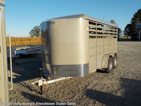 &lt;p&gt;2024 &amp;nbsp;DELTA TRAILER MFG. &amp;nbsp; MODEL 500 ES &amp;nbsp; 16BPT &amp;nbsp;ECONOMY STANDARD LIVESTOCK TRAILER, 92&#39;&#39; OVERALL WIDE, 6&#39; WIDE INSIDE &amp;nbsp;X 16&#39; LONG ON THE FLOOR, X 6&#39;6&#39;&#39; TALL, &amp;nbsp;ESCAPE DOOR CURB SIDE, CENTER CUT GATE, FULL SWING REAR GATE W/ 1/2 SLIDER, 2&#39;&#39; X 3&#39;&#39; ANGLE IRON MAIN FRAME, 2&#39;&#39; X 2&#39;&#39; ANGLE IRON CROSSMEMBERS ON 16&#39;&#39; CENTERS, &amp;nbsp; ROOF BOWS 24&#39;&#39; ON CENTER, &amp;nbsp;1&#39;&#39; X 2&#39;&#39; TUBE UPRIGHTS ON 38&#39;&#39; CENTERS, &amp;nbsp;TANDEM STEEL TEAR DROP FENDERS, SMOOTH STEEL ROOF, &amp;nbsp;48&#39;&#39; TALL SOLID SIDES PLUS 2 OPENINGS @ THE TOP, ALUMINUM TREAD PLATE STONE GUARD, TOP WIND JACK W/ CASTER WHEEL, 2&#39;&#39; BALL COUPLER W/ &amp;nbsp;SAFETY CHAINS, &amp;amp; 3&#39;&#39; CHANNEL TONGUE, TREATED FLOORING, ST-235/75R X 15&#39;&#39; LOAD RANGE &quot;D&quot; TIRES, &amp;nbsp;6 - BOLT SILVER MOD WHEELSW / MATCHING SPARE, DEXTER 3500# SPRING AXLES, W/ BRAKES ON BOTH, &amp;nbsp;DOT LEGAL, RV PLUG, &amp;nbsp;SILVER BIRCH &amp;nbsp;W / &amp;nbsp;BLACK TRIM IN COLOR, 7000# GVWR, 2861# SHIPPING WEIGHT. SN: 4MWBS1622RN063644&lt;/p&gt;
