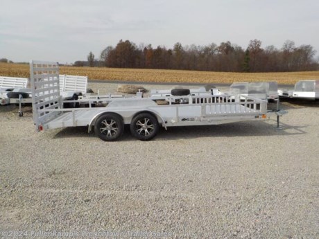 &lt;p&gt;2024 BLACK RHINO TRAILER MFG. MODEL &amp;nbsp; LST 718-A &amp;nbsp;SLR LANDSCAPE / UTILITY TRAILER, &amp;nbsp;102&quot; OVERALL WIDE, 81&quot; BETWEEN THE FENDERS X 18&#39; LONG DECK W/ 2&#39; DOVETAIL, 2&quot; X 2&quot; SQ TUBE SIDE AND FRONT RAILS, 60&quot; LONG REMOVEWABLE FRONT RAMPS FOR SIDE LOADING, (6) STAKE POCKETS (3) PER SIDE, 5&#39; (3) POSITION REAR RAMP GATE W/ H.D. GREASEABLE HINGES, 5&quot; TUBE MAINFRAME WISHBONE &amp;nbsp;TONGUE DESIGN, 24&quot; ON CENTER CROSSMEMBERS, TANDEM ALUMINUM TEARDROP FENDERS, DROP LEG JACK W/ SANDPAD, 2-5/16&quot; BALL COUPLER W/ SAFETY CHAINS, ST205/ 75R 14&quot; RADIAL TIRES ON 5-4.5 ALUMINUM WHEELS W/ SPARE TO MATCH, (2) 3500# TORSION AXLES W/ BRAKES ON BOTH AND COMPLETE BREAK-A-WAY SYSTEM AND BATTERY, 4 RECESSED D-RINGS, DOT LEGAL, 7-WAY RV PLUG, LED RUNNING LIGHTS, ALUMINUM IN COLOR, 7000# GVWR, 1230# SHIPPING WEIGHT, SN: 7N0BU1827RA003420&lt;/p&gt;