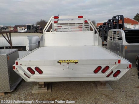 &lt;p&gt;NEW &amp;nbsp; ALUMA TRAILER MFG. &amp;nbsp; MODEL 81087 TRUCK BED, 81&quot; WIDE X 87&quot; LONG W/ RUBRAIL AND STAKE POCKETS, HEADACHE RACK W/ LIGHTS, 3&quot; CHANNEL ADJUSTABLE STRINGERS, &amp;nbsp;EXTRUDED ALUMINUM FLOOR, PREWIRED LED LIGHTS W/ BACKUP LIGHTS LICENSE PLATE LIGHT, BACK UP LIGHTS,, 275# &amp;nbsp;SHIPPING WEIGHT, SN: TBX243993&lt;/p&gt;