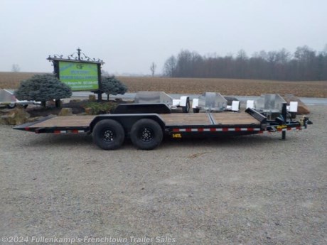 &lt;p&gt;2024 BIG TEX TRAILER MFG. &amp;nbsp; MODEL &amp;nbsp;14TL-20 &amp;nbsp;HEAVY DUTY TILT EQUIPMENT TRAILER, &amp;nbsp;102&quot; OVERALL WIDE, 83&quot; WIDE BETWEEN THE REMOVABLE FENDERS, 16&#39; LONG TILT DECK PLUS 4&#39; STATIONARY LANDING WITH FRONT RAIL, 20&#39; TOTAL LENGTH BED, RUBRAIL AND STAKE POCKETS FOR TIE DOWNS, 6&quot; CHANNEL MAIN FRAME, 3&quot; CHANNEL CROSSMEMBERS ON 16&quot; CENTERS, TILT PLATFORM IS 75&quot; WIDE, SINGLE SIDE EZ PEDAL LOCKING MECHANISM FOR EASE OF LOCKING BED DOWN, HYDRAULIC DAMPENING CYLINDER W/ VALVE CONTROL, 1/4&quot; DIAMOND PLATE KNIFE EDGE ON REAR FOR EASE OF LOADING, 12000# DROPLEG JACK W/ SPRING UP AND SIDE WIND CRANK, ADJUSTABLE 2-5/16&quot; 18000# DEMCO EZ LATCH BALL COUPLER W/ SAFETY CHAINS, 2&quot; TREATED WOOD DECK, ST235/ 80R 16&quot; LOAD RANGE E RADIAL TIRES ON 8-BOLT 16&quot; BLACK MOD WHEELS, (2) 7000# 4&quot; DROP SLIPPER SPRING AXLES W/ BRAKES ON BOTH AXLES AND COMPLETE BREAK-A-WAY SYSTEM AND BATTERY, DOT LEGAL, 7-WAY RV PLUG, LED LIGHTING PACKAGE W/ SEALED WIRING HARNESS, BLACK IN COLOR, 14,000# GVWR, 3460# SHIPPING WEIGHT, SN: 16V1C2529R2321283&lt;/p&gt;