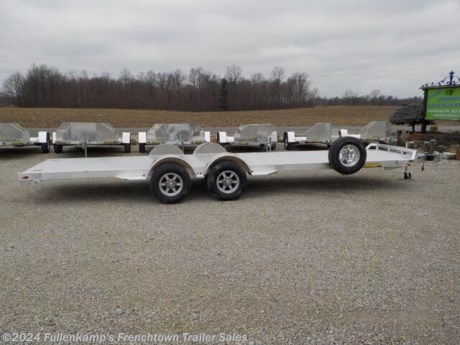 &lt;p&gt;2024 &amp;nbsp;ALUMA TRAILER MFG. &amp;nbsp;MODEL &amp;nbsp;8224H-TA-EL-R-RTD &amp;nbsp;TANDEM HEAVY DUTY AUTO CARRIER, &amp;nbsp; 102&#39;&#39; OVERALL WIDE, 82&#39;&#39; BETWEEN THE REMOVEABLE FENDERS &amp;nbsp;X 24&#39; 9&quot; FLAT DECK, 4 RECESSED STAINLESS STEEL 5K TIE DOWN RINGS AND 4 STAKE POCKETS PER SIDE, &amp;nbsp;2 - 8&#39; SLIDE IN THE REAR LOADING RAMPS, REAR STABOLIZER JACKS, 40&quot; SPREAD AXLE, 1500# SWIVEL TONGUE JACK, 2-5/16&#39;&#39; BALL COUPLER W/ SAFETY CHAINS, &amp;nbsp;ALUMINUM PLANK &amp;nbsp;FLOORING ST-225/75R X 15&#39;&#39; LOAD RANGE &quot;E&quot; RADIAL TIRES, 6 - BOLT - &amp;nbsp;ALUMINUM WHEELS W/ SPARE AND MOUNT, 5200# TORSION AXLES W/ BRAKES ON BOTH, DOT LEGAL, RV PLUG, &amp;nbsp;ALL ALUMINUM CONSTRUCTION, 9990# GVWR, 2050# SHIPPING WEIGHT. &amp;nbsp;SN: &amp;nbsp;1YGHD2427RB281876&lt;/p&gt;