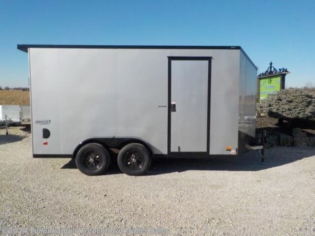 &lt;p&gt;2024 BRAVO TRAILER MODEL SCOUT SC714 TA2 FLAT TOP WEDGE NOSE ENCLOSED CARGO TRAILER W/ MIDNITE EDITION PACKAGE, 102&quot; OVERALL WIDE, 81&quot; WIDE INSIDE X 14&#39; LONG ON THE FLOOR PLUS THE SLANT WEDGE NOSE, 7&#39; TALL INSIDE, 32&quot; CURBSIDE DOOR W/ FLUSHLOCK, &amp;nbsp;SPRING ASSISTED REAR RAMP DOOR, 4&quot; TUBE MAINFRAME, CROSSMEMBERS AND WALL POSTS AND ROOF BOWS ON 16&quot; CENTERS, 8&quot; TANDEM ALUMINUM TEARDROP FENDERS, 1-PC ALUMINUM ROOF, .030 BONDED ALUMINUM EXTERIOR SKINS, 24&quot; ATP STONEGUARD, &amp;nbsp;SIDE CRANK JACK W/ SANDPAD, 2-5/16&quot; BALL COUPLER W/ SAFETY CHAINS, 3/8&quot; DRYMAX WALLS, 3/4&quot; ENGINEERED WOOD FLOOR, ST205/ 75R 15&quot; L.R. C RADIAL TIRES ON 5-4.5 B.P. MOD WHEELS, (2) 3500# RUBBER TORSION AXLES W/ BRAKES ON BOTH AND COMPLETE BREAK-A-WAY SYSTEM AND BATTERY, DOT LEGAL, 7-WAY RV PLUG, LED EXTERIOR LIGHTS, SEALED WIRING HARNESS, (2) 12-VOLT LED DOME LIGHT W/ SWITCH BY C.S. DOOR AND LED LOAD LITES W/ SWITCH, (4) RECESSED 5000# D-RINGS, 8&quot; ROOF EXTENSION, FLOW THRU SIDE VENTS, SILVER IN COLOR, 7000# GVWR, 2306# SHIPPING WEIGHT, SN: 542BC1421RB045939&lt;/p&gt;