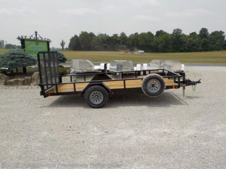 &lt;p&gt;2023 LIBERTY TRAILERS MODEL LU5K83X14C4TT UTILITY TRAILER, 102&#39;&#39; OVERALL WIDE, 83&#39;&#39; BETWEEN THE FENDERS, 14&#39; LONG ON THE FLOOR, W/ 11&quot; TALL 2 1/2&quot; x 1 1/2&quot; TUBE TOP SIDE RAILS, W/ 4&#39; REAR RAMP GATE, W/ 4 STAKE POCKETS FOR TIE DOWNS, 2&quot; 5K A FRAME COUPLER W/ SAFETY CHAINS 9&#39;&#39; ROLLED SINGLE STEEL FENDERS, TREATED FLOORING, ST225/ 75R 15&quot; RADIAL TIRES W/ SPARE, 6 - BOLT, (1) 5000# SPRING AXLE - ELECTRIC BRAKES, COMPLETE BATTERY BREAKAWAY SYSTEM, E-Z LUBE HUB, 4&#39;&#39; STRUCTURAL CHANNEL WRAPPED TONGUE, 2&quot; X 2&quot; ANGLE CROSSMEMBERS ON 24&quot; CENTERS, DOT LEGAL, 7 WAY PLUG, LED LIGHTS, BLACK IN COLOR, 5000# GVWR, 1350# SHIPPING WT. SN: 5M4LU1414PF039672&lt;/p&gt;