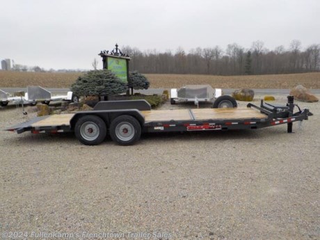 &lt;p&gt;2024 TRAILERMAN TRAILER MFG. &amp;nbsp; MODEL &amp;nbsp;T83166CT-B-160 &amp;nbsp;CUSHION TILT EQUIPMENT TRAILER, &amp;nbsp; 102&#39;&#39; OVERALL WIDE, 82&#39;&#39; BETWEEN THE FENDERS, W/ 6&#39; STATIONARY DECK, &amp;amp; 16&#39; TILTING DECK @ 11 DEGREE ANGLE, &amp;nbsp;W/ 10 - &quot;D&quot; RINGS, &amp;amp; ADJUSTABLE WINCH MOUNT POST &amp;amp; CUSHION CYLINDER W/ FLOW CONTROL, TREATED FLOORING, 5&#39;&#39; X 3&#39;&#39; TUBE MAIN FRAME, 3&#39;&#39; CROSSMEMBERS ON 12&#39;&#39; CENTERS, 12K DUAL PIN SPRING ASSIST DROPLEG JACK, ADJUSTABLE 2-5/16&#39;&#39; BALL COUPLER W/ SAFETY CHAINS, LOCKABLE TOOL BOX &amp;nbsp;IN THE TONGUE, TANDEM STEEL FENDERS, 215/75R17.5&#39;&#39; &amp;nbsp;LOAD RANGE &quot;H&quot; TIRES, 8 - BOLT MOD WHEELS, W/ SPARE TO MATCH, (2) 8000# &amp;nbsp;DEXTER &amp;nbsp;4&#39;&#39; DROP SLIPPER SPRING AXLES W/ BRAKES ON BOTH AND COMPLETE BREAK-A-WAY SYSTEM AND BATTERY, DOT LEGAL, 7-WAY RV PLUG, RUBBER MOUNTED LED LIGHTS W/ SEALED HARNESS, &amp;nbsp;GRAY IN COLOR, FORK CARRIERS ON CURB SIDE, 16000# GVWR, 4735# SHIPPING WEIGHT, SN: 5JWL62223RL109709&lt;/p&gt;
