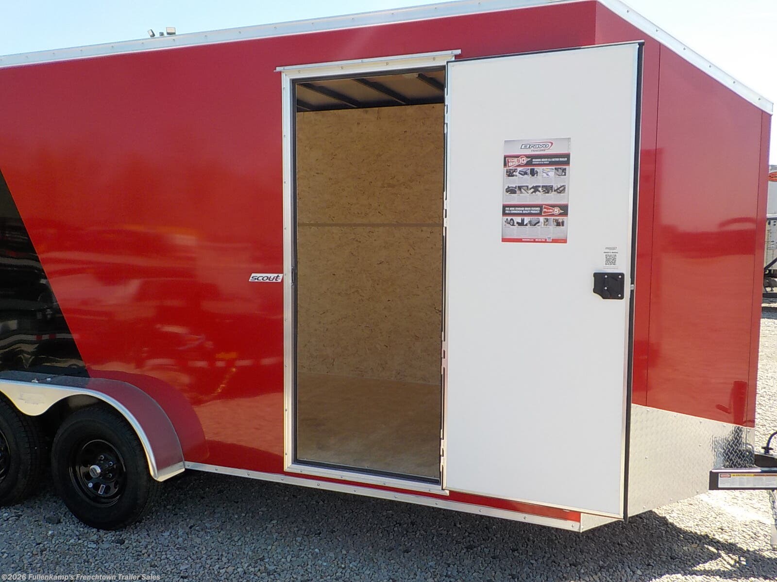 2025 Bravo Trailers SC716 TA2 - New Cargo Trailer for sale by Fullenkamp's Frenchtown Trailer Sales in Versailles, Ohio